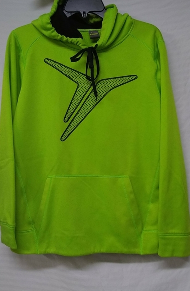 Old Navy youth Active Go Dry Unisex Teens Shirt Pullover Neon Green - Picture 1 of 9